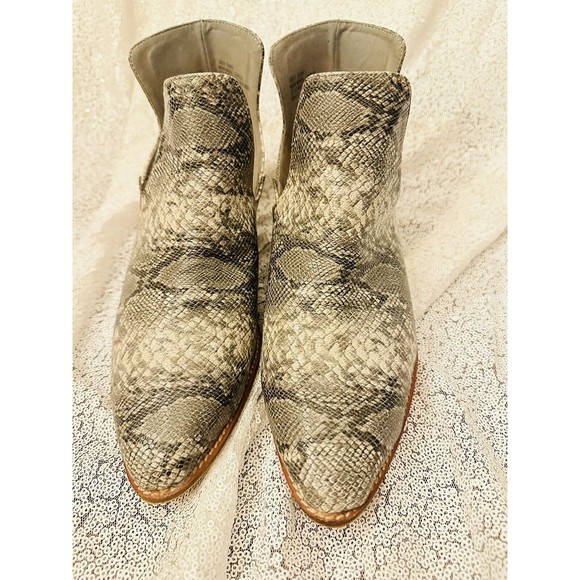 Arider Girl Snakeskin Ankle Boots Women’s Sz 10 Sz 41 - Picture 3 of 10
